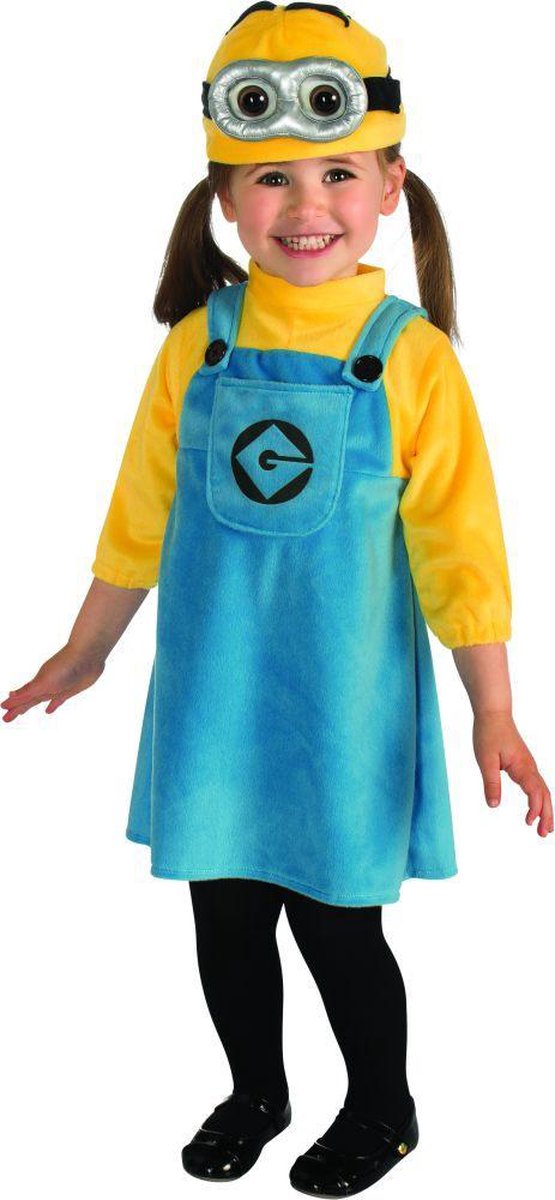 Minions Kostuum | Despicable Me Verschrikkelijke Ikke Minion Peuter Kind Kostuum | Maat 92 | Carnaval kostuum | Verkleedkleding